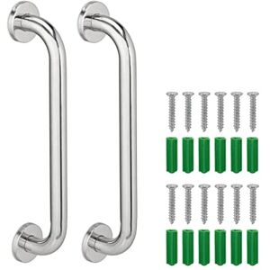 Relaxdays Haltegriffe Badezimmer, 2er Set, Edelstahl, Dusche & Badewanne, 200 kg, Senioren & behinderte Menschen, Silber Relaxdays Haltegriffe Badezimmer, 2er Set, Edelstahl, Dusche & Badewanne, 200 kg, Senioren & behinderte Menschen, Silber
