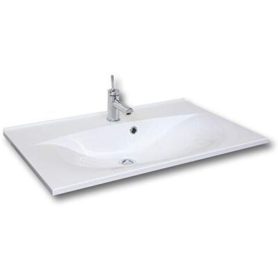 FACKELMANN Capri - Rechteckiges Waschbecken - 80cm FACKELMANN Capri - Rechteckiges Waschbecken - 80cm
