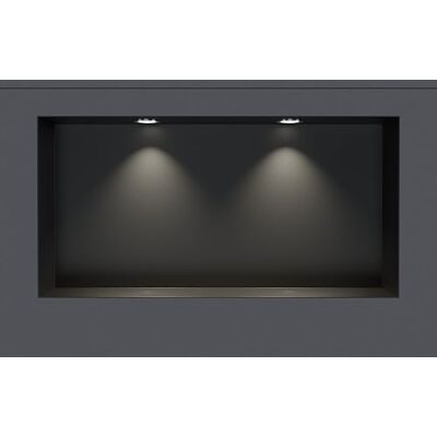 Bernstein ® Wandnische aus Edelstahl NT306010X randlos mit LED-Beleuchtung– 30 x 60 x 10 cm – Duschablage für Bad-Utensilien befliesbare Duschnische in Schwarz LED-Einbaurahmen in Chrom Bernstein ® Wandnische aus Edelstahl NT306010X randlos mit LED-Beleuchtung– 30 x 60 x 10 cm – Duschablage für Bad-Utensilien befliesbare Duschnische in Schwarz LED-Einbaurahmen in Chrom