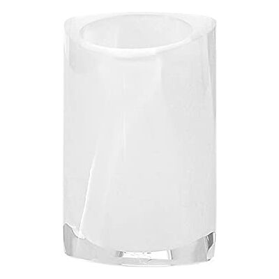 Gedy 4698s200300 – Zahnputzbecher g-twist weiß satiniert Gedy 4698s200300 – Zahnputzbecher g-twist weiß satiniert