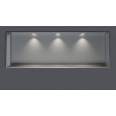 Bernstein ® Wandnische aus Edelstahl NT309010X mit LED-Beleuchtung– 30 x 90 x 10 cm – Duschablage für Bad-Utensilien – Duschnische Edelstahl gebürstet mit Rahmen LED-Einbaurahmen in Chrom Bernstein ® Wandnische aus Edelstahl NT309010X mit LED-Beleuchtung– 30 x 90 x 10 cm – Duschablage für Bad-Utensilien – Duschnische Edelstahl gebürstet mit Rahmen LED-Einbaurahmen in Chrom