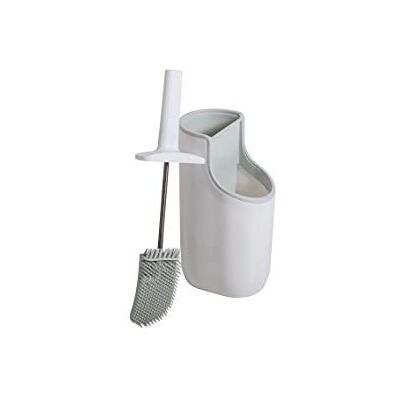 Addis Premium WC-Bürsten- und Aufbewahrungsstation-Set mit tiefenreiner Silikon-Toilette Addis Premium WC-Bürsten- und Aufbewahrungsstation-Set mit tiefenreiner Silikon-Toilette