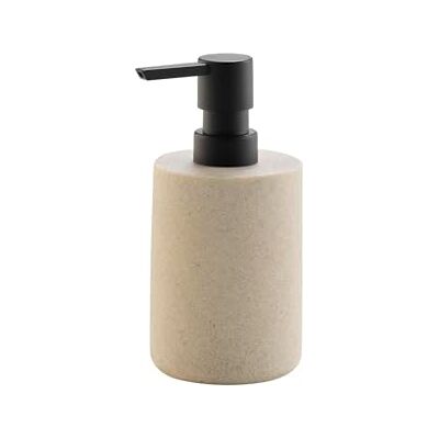Douceur d'Intérieur Granite Seifenspender (Ø 7 x 16 cm), Sand, einfarbiges Polyresin Douceur d'Intérieur Granite Seifenspender (Ø 7 x 16 cm), Sand, einfarbiges Polyresin