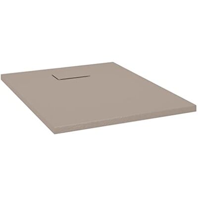 vidaXL Duschwanne Niedrige Schwelle Duschtasse Brausewanne Brausetasse Duschbecken Dusche Wanne Bad Badezimmer SMC mit Harz Braun 90x70cm vidaXL Duschwanne Niedrige Schwelle Duschtasse Brausewanne Brausetasse Duschbecken Dusche Wanne Bad Badezimmer SMC mit Harz Braun 90x70cm