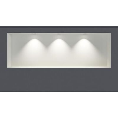 Bernstein ® Wandnische aus Edelstahl NT309010X randlos mit LED-Beleuchtung– 30 x 90 x 10 cm – Duschablage für Bad-Utensilien befliesbare Duschnische in Weiß LED-Einbaurahmen in Weiß Bernstein ® Wandnische aus Edelstahl NT309010X randlos mit LED-Beleuchtung– 30 x 90 x 10 cm – Duschablage für Bad-Utensilien befliesbare Duschnische in Weiß LED-Einbaurahmen in Weiß