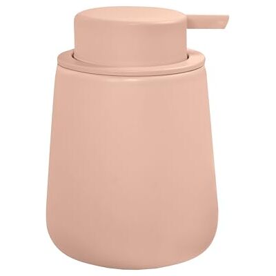 MSV Keramik Seifenspender Maonie Praktische Pumpe 8,5 x 8,5 x 12,6 cm 0,3L Pink Ideal für Küche und Bad Elegantes und funktionales Design MSV Keramik Seifenspender Maonie Praktische Pumpe 8,5 x 8,5 x 12,6 cm 0,3L Pink Ideal für Küche und Bad Elegantes und funktionales Design
