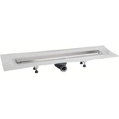 Wirquin 30723239 – Edelstahlkanal, 700 mm, verstellbarer Abgang Wirquin 30723239 – Edelstahlkanal, 700 mm, verstellbarer Abgang