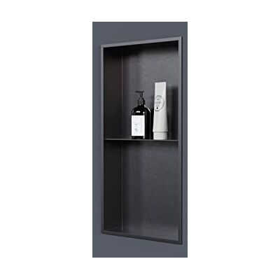 Bernstein nt306010x - 30x60x10 cm - gun metal - Edelstahl Duschnische Bernstein nt306010x - 30x60x10 cm - gun metal - Edelstahl Duschnische