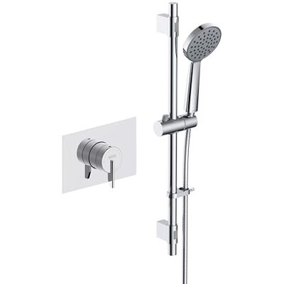 Bristan Sonique3 Thermostat-Duschventil, verdeckt, mit Steigrohr-Set, Chrom Bristan Sonique3 Thermostat-Duschventil, verdeckt, mit Steigrohr-Set, Chrom