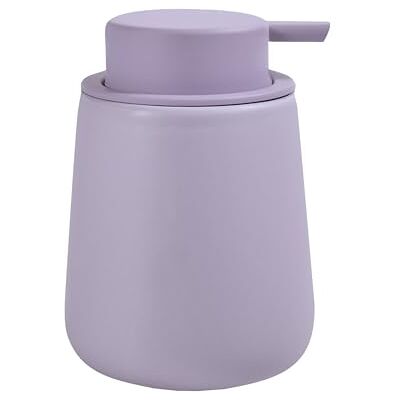 MSV Keramik Seifenspender Maonie Praktische Pumpe 8,5 x 8,5 x 12,6 cm 0,3L Lavendel Ideal für Küche und Bad Elegantes und funktionales Design MSV Keramik Seifenspender Maonie Praktische Pumpe 8,5 x 8,5 x 12,6 cm 0,3L Lavendel Ideal für Küche und Bad Elegantes und funktionales Design