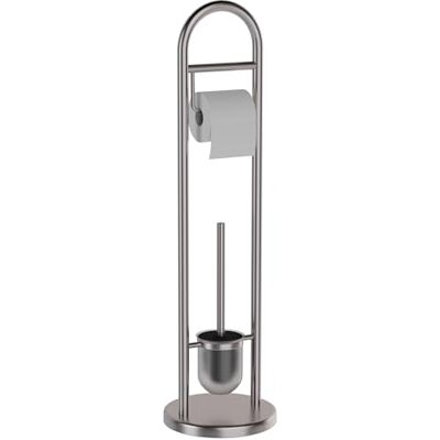 RIDDER Stand-WC-Garnitur Jundah chromfarben matt RIDDER Stand-WC-Garnitur Jundah chromfarben matt