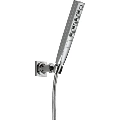 DELTA Faucet Tetra H2Okinetic Handbrause mit Schlauch Chrom Handbrause Abnehmbarer Duschkopf Lumicoat Chrome 55140-PR DELTA Faucet Tetra H2Okinetic Handbrause mit Schlauch Chrom Handbrause Abnehmbarer Duschkopf Lumicoat Chrome 55140-PR