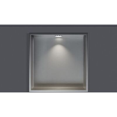 Bernstein ® Wandnische aus Edelstahl NT203010X mit LED-Beleuchtung– 20 x 30 x 10 cm – Duschablage für Bad-Utensilien – Duschnische mit Rahmen Edelstahl gebürstet LED-Einbaurahmen in Chrom Bernstein ® Wandnische aus Edelstahl NT203010X mit LED-Beleuchtung– 20 x 30 x 10 cm – Duschablage für Bad-Utensilien – Duschnische mit Rahmen Edelstahl gebürstet LED-Einbaurahmen in Chrom