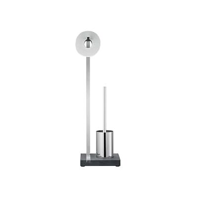 blomus -MENOTO- Stand WC-Garnitur aus poliertem Edelstahl, freistehender Toilettenbutler, platzsparende Konstruktion in exklusiver Optik, Badaccessoire (H / B / T: 64,5 x 15 x 20 cm, Edelstahl, 68688) blomus -MENOTO- Stand WC-Garnitur aus poliertem Edelstahl, freistehender Toilettenbutler, platzsparende Konstruktion in exklusiver Optik, Badaccessoire (H / B / T: 64,5 x 15 x 20 cm, Edelstahl, 68688)