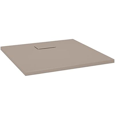 vidaXL Duschwanne Niedrige Schwelle Duschtasse Brausewanne Brausetasse Duschbecken Dusche Wanne Bad Badezimmer SMC mit Harz Braun 80x80cm vidaXL Duschwanne Niedrige Schwelle Duschtasse Brausewanne Brausetasse Duschbecken Dusche Wanne Bad Badezimmer SMC mit Harz Braun 80x80cm