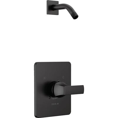 DELTA Faucet Velum 14 Serie Einzelfunktion Schwarz Duschventil Trim Kit Duschgriff Duschverkleidung Kit Mattschwarz T14237-BLLHD (Duschkopf und Ventil nicht im Lieferumfang enthalten) DELTA Faucet Velum 14 Serie Einzelfunktion Schwarz Duschventil Trim Kit Duschgriff Duschverkleidung Kit Mattschwarz T14237-BLLHD (Duschkopf und Ventil nicht im Lieferumfang enthalten)