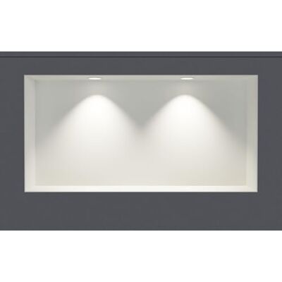 Bernstein ® Wandnische aus Edelstahl NT306010X randlos mit LED-Beleuchtung– 30 x 60 x 10 cm – Duschablage für Bad-Utensilien befliesbare Duschnische in Weiß LED-Einbaurahmen in Weiß Bernstein ® Wandnische aus Edelstahl NT306010X randlos mit LED-Beleuchtung– 30 x 60 x 10 cm – Duschablage für Bad-Utensilien befliesbare Duschnische in Weiß LED-Einbaurahmen in Weiß