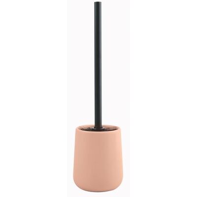 MSV Keramik Toilettenbürste Maonie Pink Skandinavisches Hängedesign Edelstahlhalter Langer ergonomischer Griff Ø10,4 x 38,8 cm Leicht zu reinigender Silikonkopf MSV Keramik Toilettenbürste Maonie Pink Skandinavisches Hängedesign Edelstahlhalter Langer ergonomischer Griff Ø10,4 x 38,8 cm Leicht zu reinigender Silikonkopf