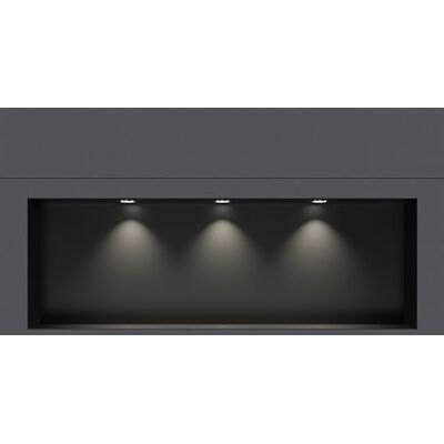 Bernstein ® Wandnische aus Edelstahl NT309010X randlos mit LED-Beleuchtung– 30 x 90 x 10 cm – Duschablage für Bad-Utensilien befliesbare Duschnische in Schwarz LED-Einbaurahmen in Chrom Bernstein ® Wandnische aus Edelstahl NT309010X randlos mit LED-Beleuchtung– 30 x 90 x 10 cm – Duschablage für Bad-Utensilien befliesbare Duschnische in Schwarz LED-Einbaurahmen in Chrom