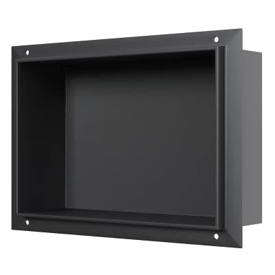 Bernstein Wandnische aus Edelstahl BS203010 randlos 20 x 30 x 10 cm– Duschablage für Bad-Utensilien – Flexibler Einbau Duschnische in der Farbe Schwarz Bernstein Wandnische aus Edelstahl BS203010 randlos 20 x 30 x 10 cm– Duschablage für Bad-Utensilien – Flexibler Einbau Duschnische in der Farbe Schwarz