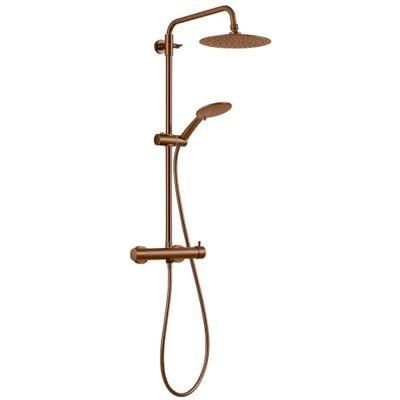 Gedy STAR PLUS 05 Rosegold Duschsäule mit Einhebelmischer Brauseset 3 Positionen, Duschkopf; Schlauch 150 cm, ausziehbar 92-146 cm Gedy STAR PLUS 05 Rosegold Duschsäule mit Einhebelmischer Brauseset 3 Positionen, Duschkopf; Schlauch 150 cm, ausziehbar 92-146 cm