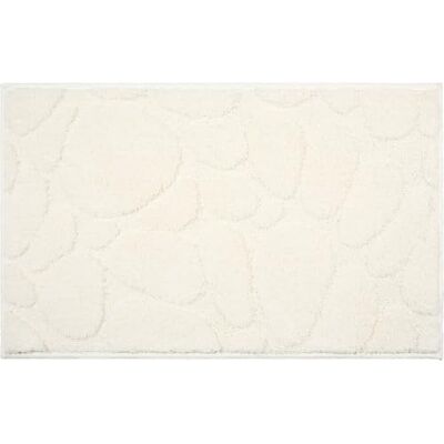 REDBEST Badematte Jacox Kieselsteine Muster Creme Größe 50x80 cm Hoch-Tief-Struktur, pflegeleicht, strapazierfähig, schnell trocknend, rutschhemmend, für Fußbodenheizung geeignet REDBEST Badematte Jacox Kieselsteine Muster Creme Größe 50x80 cm Hoch-Tief-Struktur, pflegeleicht, strapazierfähig, schnell trocknend, rutschhemmend, für Fußbodenheizung geeignet