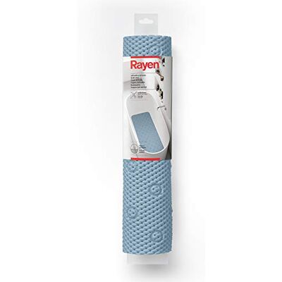 Rayen Blaue Badmatte - Weich, Gepolstert, Rutschfest Rayen Blaue Badmatte - Weich, Gepolstert, Rutschfest