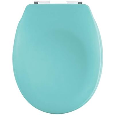 Spirella - Toilettdeckel Thermo Hard Blau Matt - Scharniere Chrom Spirella - Toilettdeckel Thermo Hard Blau Matt - Scharniere Chrom