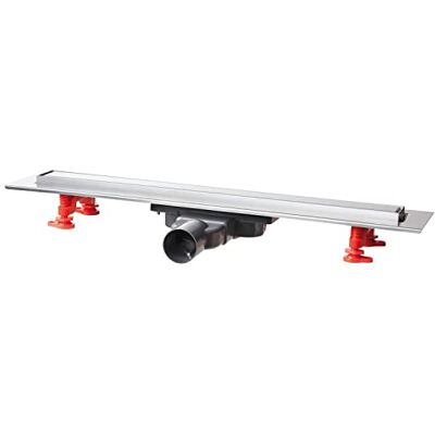 Wirquin 30723946 Duschrinne Venisio Slim+, Länge: 500 mm, mit Umkehrgitter aus Edelstahl, verchromt Wirquin 30723946 Duschrinne Venisio Slim+, Länge: 500 mm, mit Umkehrgitter aus Edelstahl, verchromt