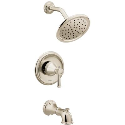 Moen T2313NL Belfield Posi-Temp Wannen-/Dusch-Verkleidungs-Set ohne Ventil, poliertes Nickel Moen T2313NL Belfield Posi-Temp Wannen-/Dusch-Verkleidungs-Set ohne Ventil, poliertes Nickel