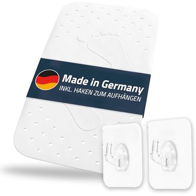 RIDDER Badewanneneinlage, Wanneneinlage, Badematte Step ca. 38x72 cm, weiß, 100% TPE inkl. 2 Haken frei von PVC, Phthalaten, Blei, Latex TÜV geprüft Made in Germany RIDDER Badewanneneinlage, Wanneneinlage, Badematte Step ca. 38x72 cm, weiß, 100% TPE inkl. 2 Haken frei von PVC, Phthalaten, Blei, Latex TÜV geprüft Made in Germany