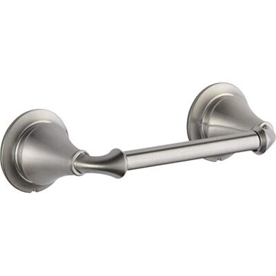 DELTA FAUCET Bathroom Accessories 79450-SS Linden Pivoting Toilet Paper Holder, Brilliance Stainless Steel, 12 x 6 x 5 Inches DELTA FAUCET Bathroom Accessories 79450-SS Linden Pivoting Toilet Paper Holder, Brilliance Stainless Steel, 12 x 6 x 5 Inches