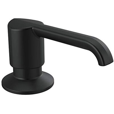 DELTA Faucet RP101188BL Emmeline Metal Soap Dispenser, Matte Black DELTA Faucet RP101188BL Emmeline Metal Soap Dispenser, Matte Black