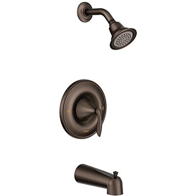 Moen T2133EPORB Eva Posi-Temp Tub and Shower Trim Kit without Valve, Oil Rubbed Bronze by Moen T2133EPORB Eva Posi-Temp Tub and Shower Trim Kit without Valve, Oil Rubbed Bronze by