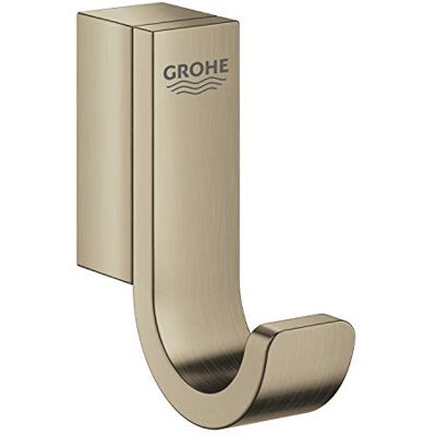 Grohe Selection Essentials Einfacher Bademantelhaken Verdeckte Befestigung nickel gebürstet 41039EN0 Grohe Selection Essentials Einfacher Bademantelhaken Verdeckte Befestigung nickel gebürstet 41039EN0