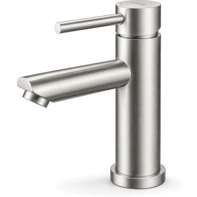 IBERGRIF M11103 Stahl Badezimmerarmatur - Modern, Grau - Wasserhahn IBERGRIF M11103 Stahl Badezimmerarmatur - Modern, Grau - Wasserhahn