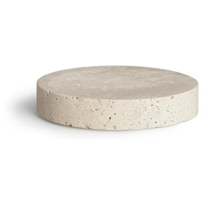 Möve Travertine Grace Seifenschale 14 x 10 x 2,5 cm aus Kalkstein, beige Möve Travertine Grace Seifenschale 14 x 10 x 2,5 cm aus Kalkstein, beige