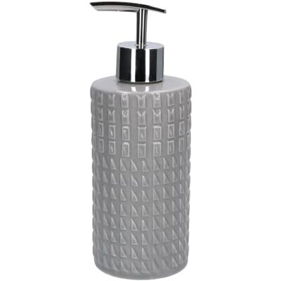 kela Seifenspender Lenora 0.3L grau 65 mm, 65 mm, 190 mm kela Seifenspender Lenora 0.3L grau 65 mm, 65 mm, 190 mm