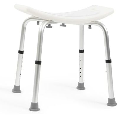KARAT Duschhocker Noah Plus Duschstuhl höhenverstellbar 37,5-49,5cm belastbar bis 136kg Badhocker KARAT Duschhocker Noah Plus Duschstuhl höhenverstellbar 37,5-49,5cm belastbar bis 136kg Badhocker