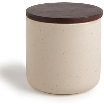 Möve Aura Dose mit Deckel Ø 9 x 10 cm aus Keramik, Creme Möve Aura Dose mit Deckel Ø 9 x 10 cm aus Keramik, Creme
