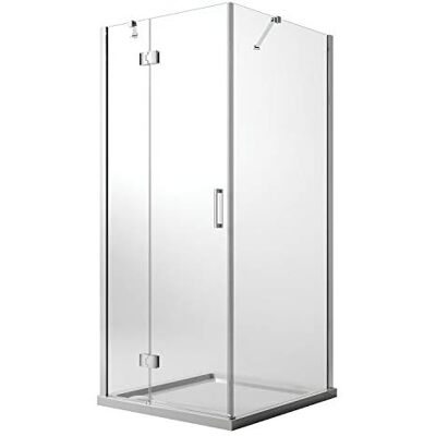 Idralite Duschkabine 60x100 cm H190 Klarglas mit Easy-Clean Mod. Flip Tür + Feste Scheibe Idralite Duschkabine 60x100 cm H190 Klarglas mit Easy-Clean Mod. Flip Tür + Feste Scheibe