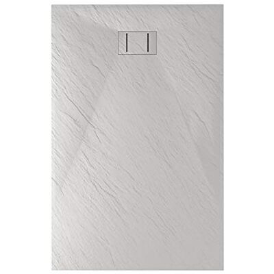 Idralite Duschwanne 110x70x2,6 cm Rechteckig Weiß Stein-Effekt Mod. Blend Idralite Duschwanne 110x70x2,6 cm Rechteckig Weiß Stein-Effekt Mod. Blend