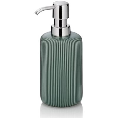 kela Seifenspender 350 ml AVA, Seifenspender grün, Keramik, Pumpflasche, Spülmittelspender nachfüllbar, glänzend kela Seifenspender 350 ml AVA, Seifenspender grün, Keramik, Pumpflasche, Spülmittelspender nachfüllbar, glänzend