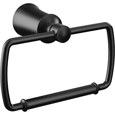 Moen YB2186BL Dartmoor Towel Ring, Matte Black Moen YB2186BL Dartmoor Towel Ring, Matte Black