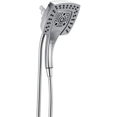 DELTA Faucet 5-Spray In2ition Dual Duschkopf mit Handbrause H2Okinetic Chrom Duschkopf mit Schlauch, Duschköpfe, Magnetdock, Lumicoat Chrome 58474-PR25 DELTA Faucet 5-Spray In2ition Dual Duschkopf mit Handbrause H2Okinetic Chrom Duschkopf mit Schlauch, Duschköpfe, Magnetdock, Lumicoat Chrome 58474-PR25