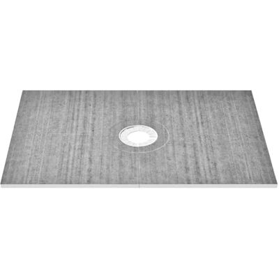 VEVOR Duschrand-Set, 1219 x 1828 mm Duschwannen-Set mit 160 mm zentralem Abfluss, leichte EPS-Duschinstallations-Sets mit 2 wasserdichten Tüchern, Duschwannen-Neigungsstangen passend für Badezimmer VEVOR Duschrand-Set, 1219 x 1828 mm Duschwannen-Set mit 160 mm zentralem Abfluss, leichte EPS-Duschinstallations-Sets mit 2 wasserdichten Tüchern, Duschwannen-Neigungsstangen passend für Badezimmer