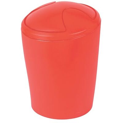 Spirella Kosmetikeimer Move Abfalleimer Schwingdeckeleimer Kunststoff 5 Liter Rot Spirella Kosmetikeimer Move Abfalleimer Schwingdeckeleimer Kunststoff 5 Liter Rot