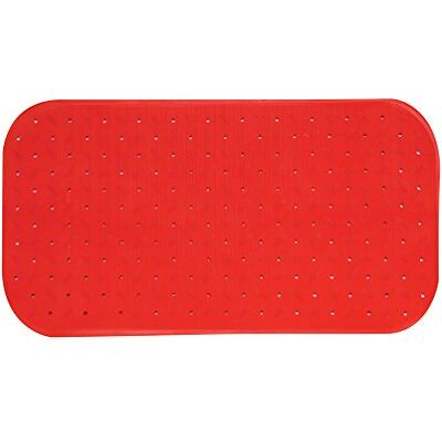 MSV Premium Duschmatte Badematte Badewannenmatte Badewanneneinlage antibakteriell rutschfest mit Saugnäpfen-Rot-duftet nach Rosen-ca. 36 x 76 cm-waschbar bei 60° Grad, Gummi, Red, Large MSV Premium Duschmatte Badematte Badewannenmatte Badewanneneinlage antibakteriell rutschfest mit Saugnäpfen-Rot-duftet nach Rosen-ca. 36 x 76 cm-waschbar bei 60° Grad, Gummi, Red, Large