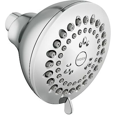 Moen 23026 Adler Duschkopf mit 4 Funktionen, 8,9 cm, Chrom Moen 23026 Adler Duschkopf mit 4 Funktionen, 8,9 cm, Chrom