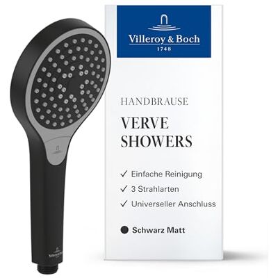 Villeroy & Boch Universal Duschkopf Schwarz Matt Villeroy & Boch Universal Duschkopf Schwarz Matt